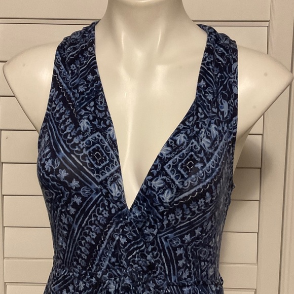 Motherhood Maternity Navy Patterned Maxi Dress - Picture 2 of 9